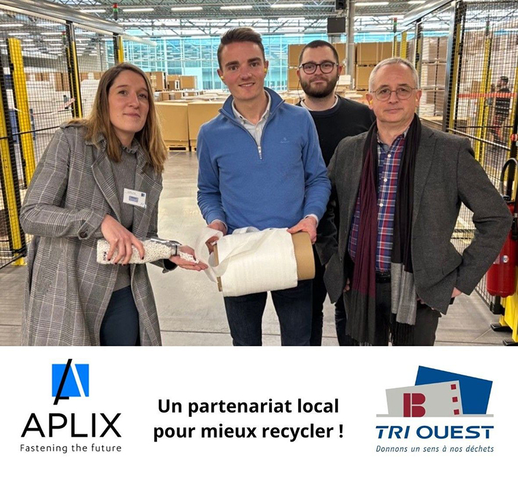 aplix rubans agrippants velcro recyclage plastique