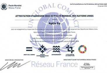 APLIX HOOK AND LOOP GLOBAL COMPACT MEMBER